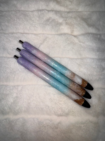 Pastel Beach Glitter Pen