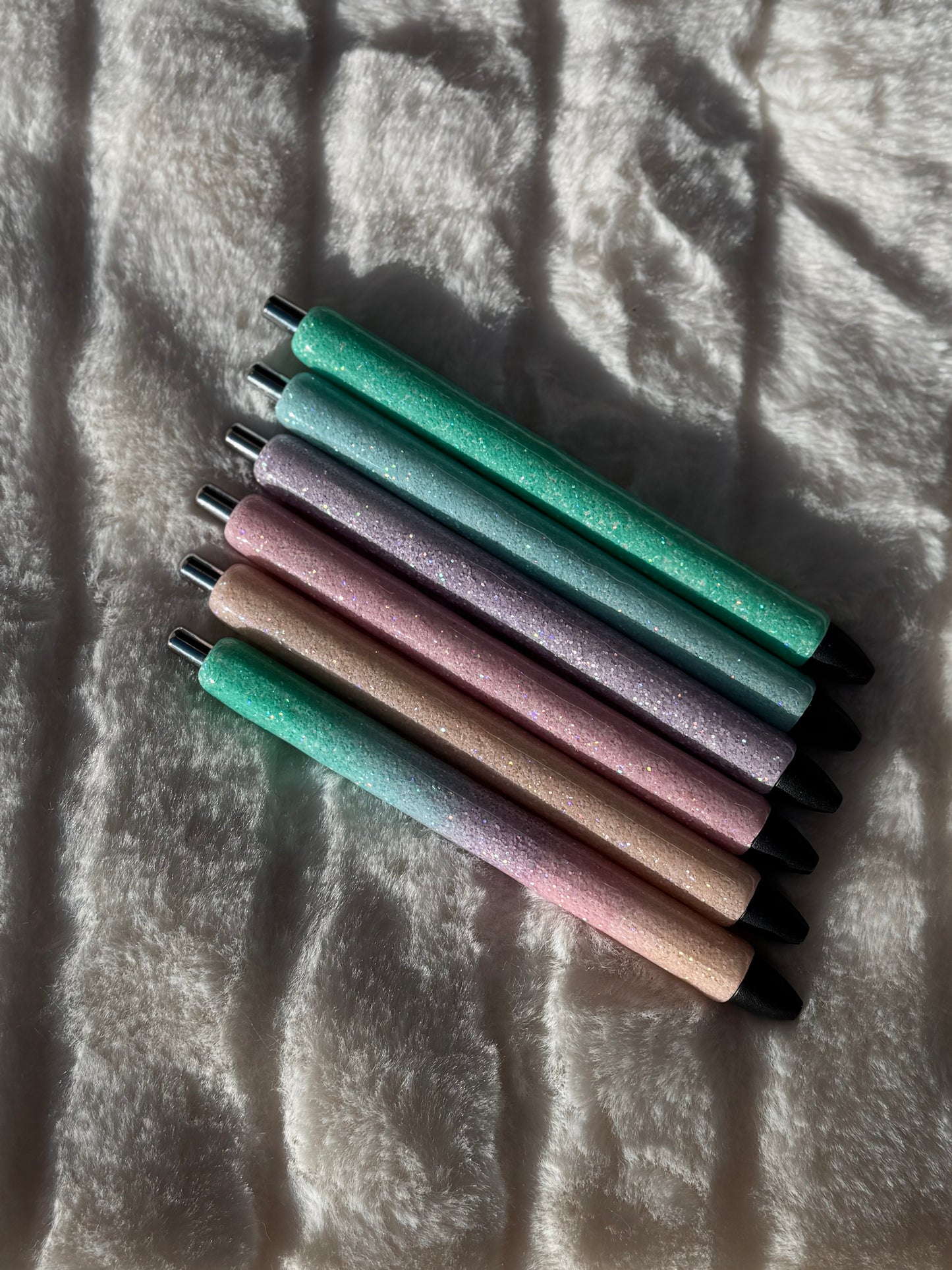 Pastel Glitter 6 Pen Set