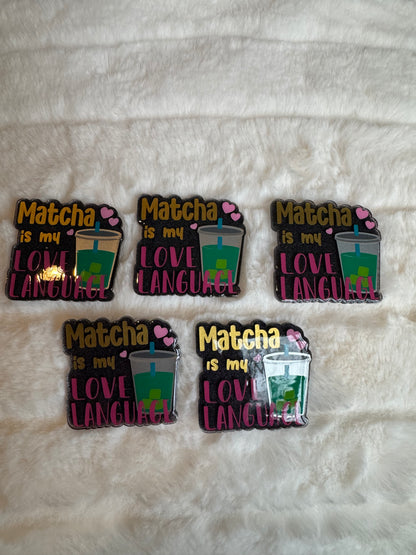 Matcha Is My Love Language Interchangeable Badge Reel