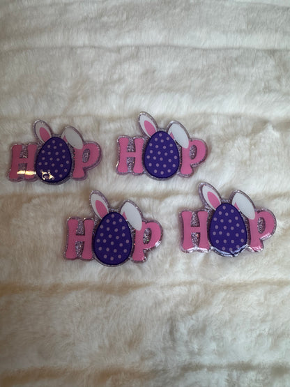 Bunny Ears Hop Interchangeable Badge Reel