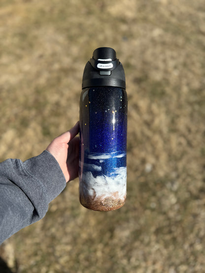 Dark Beach with Stars Owala (MADE TO ORDER)