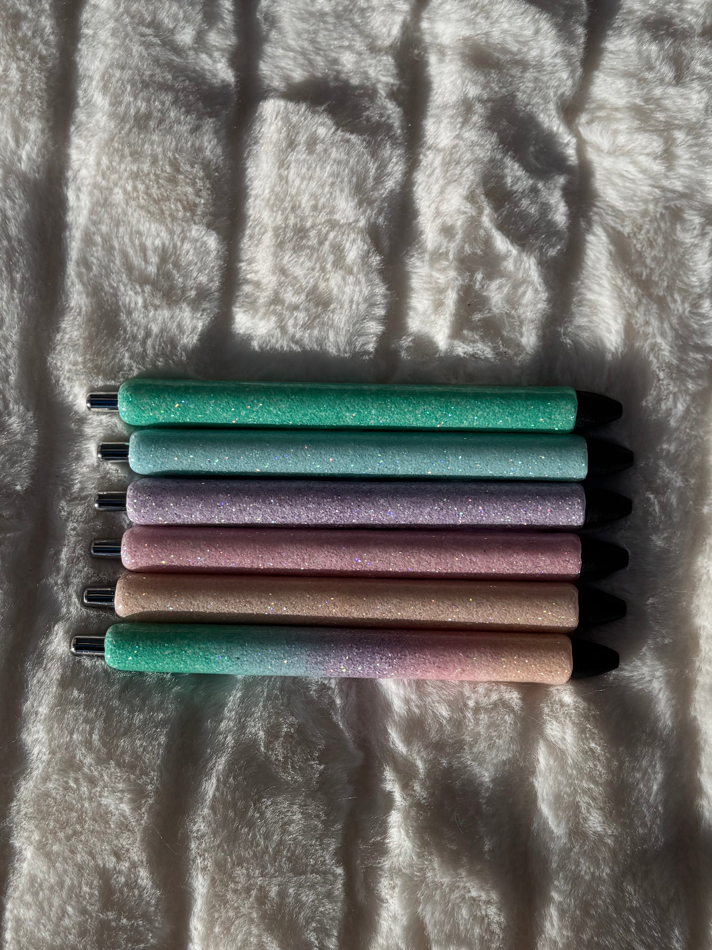 Pastel Glitter 6 Pen Set