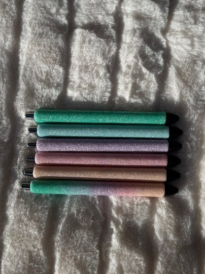 Pastel Glitter 6 Pen Set