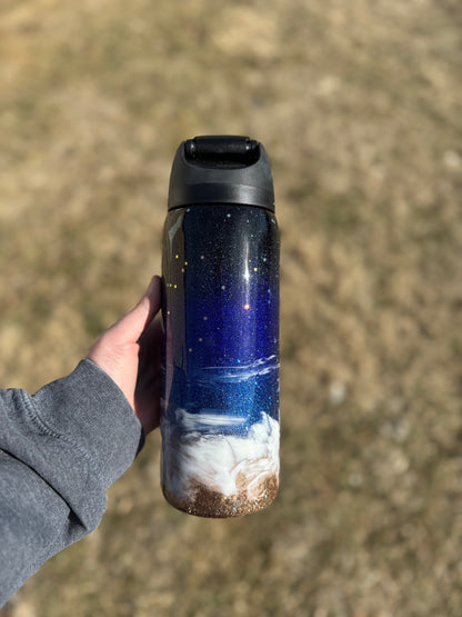 Dark Beach with Stars Owala (MADE TO ORDER)