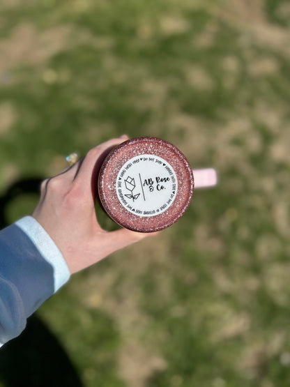 Light Pink and Rose Gold Ombré HydroJug *Made to Order*