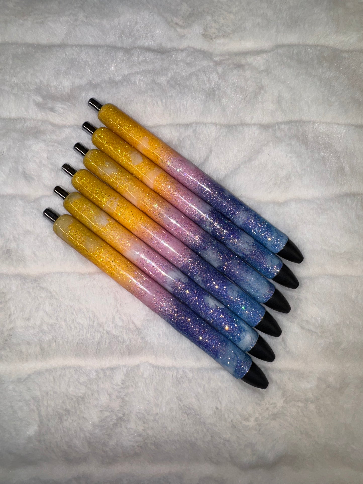 Ocean Sunrise/Sunset Glitter Pen