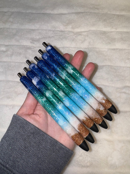 Beach Glitter Pen