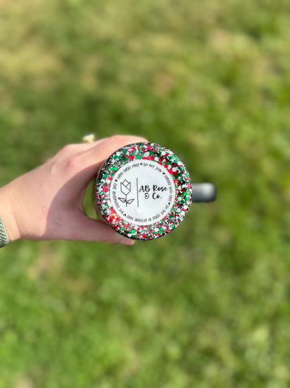 Chunky Red, White, and Green Mixed Stanley *MADE TO ORDER*