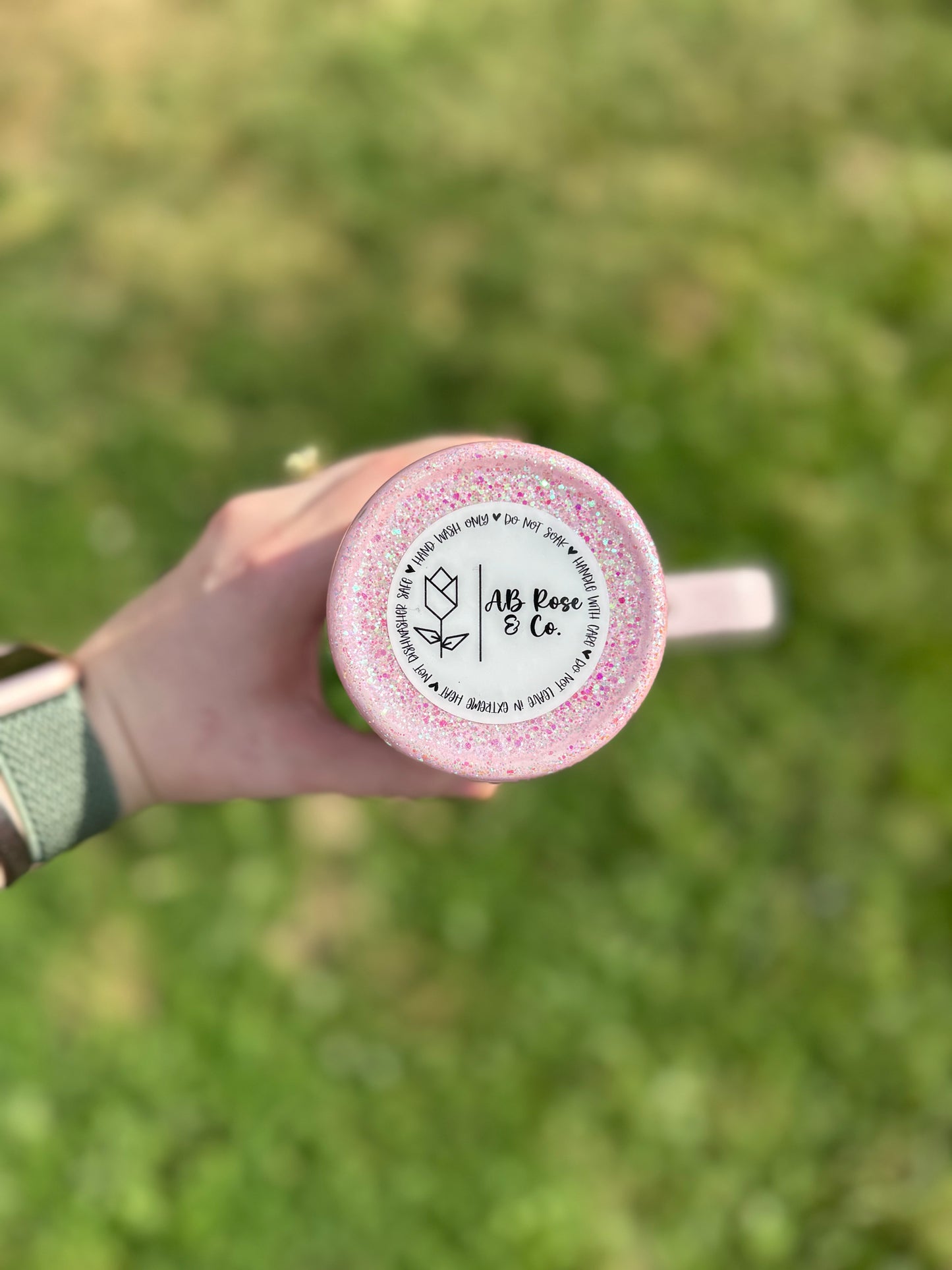 Light Pink and White Ombré HydroJug *MADE TO ORDER*