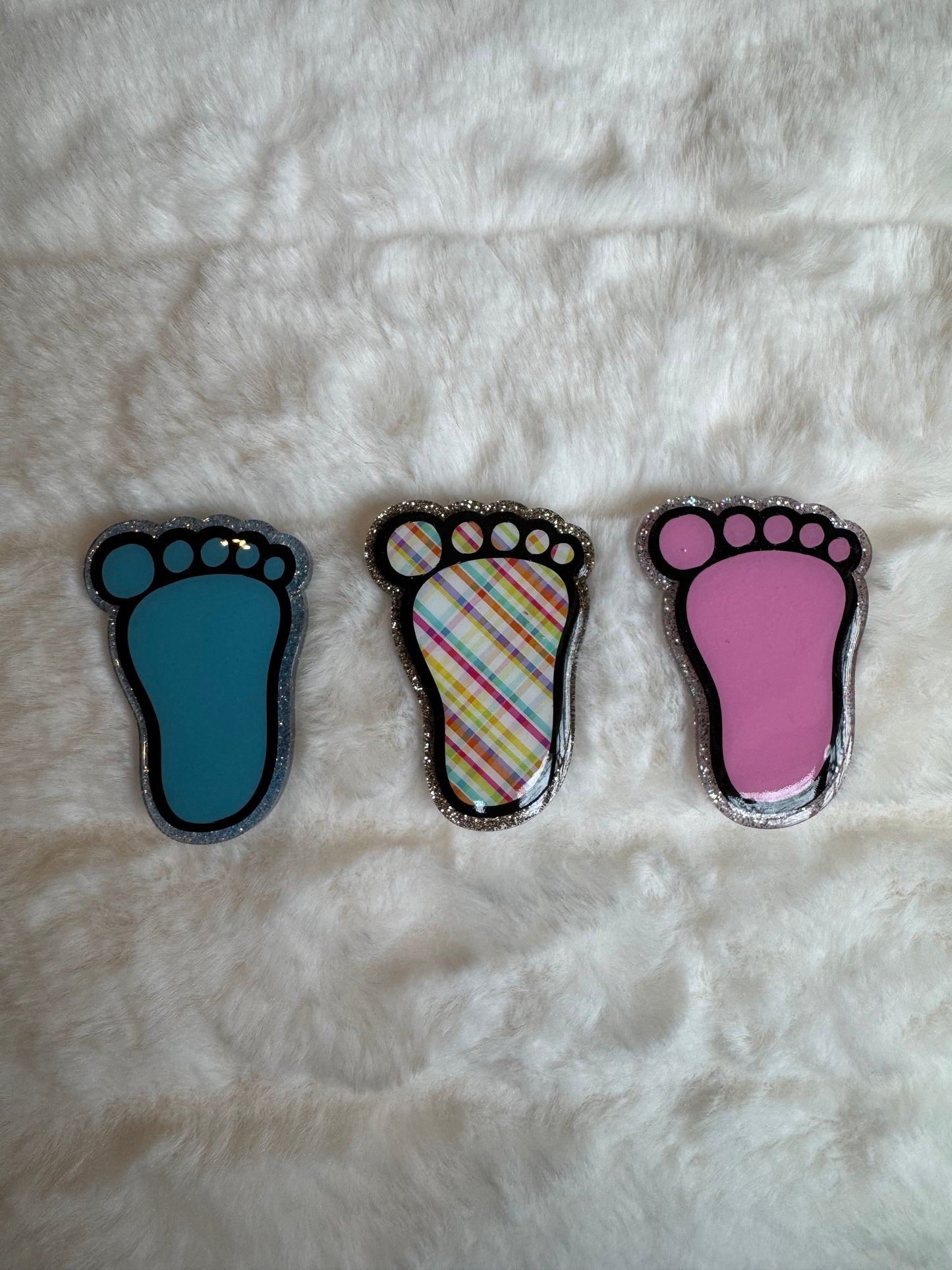 Baby Foot Interchangeable Badge Reel