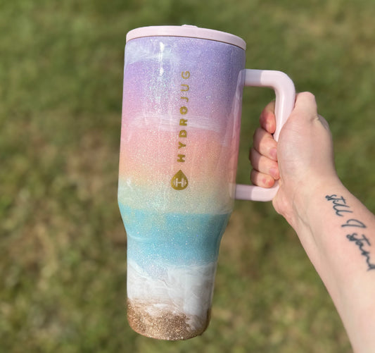 Pastel Sunset/Sunrise Beach HydroJug *MADE TO ORDER*