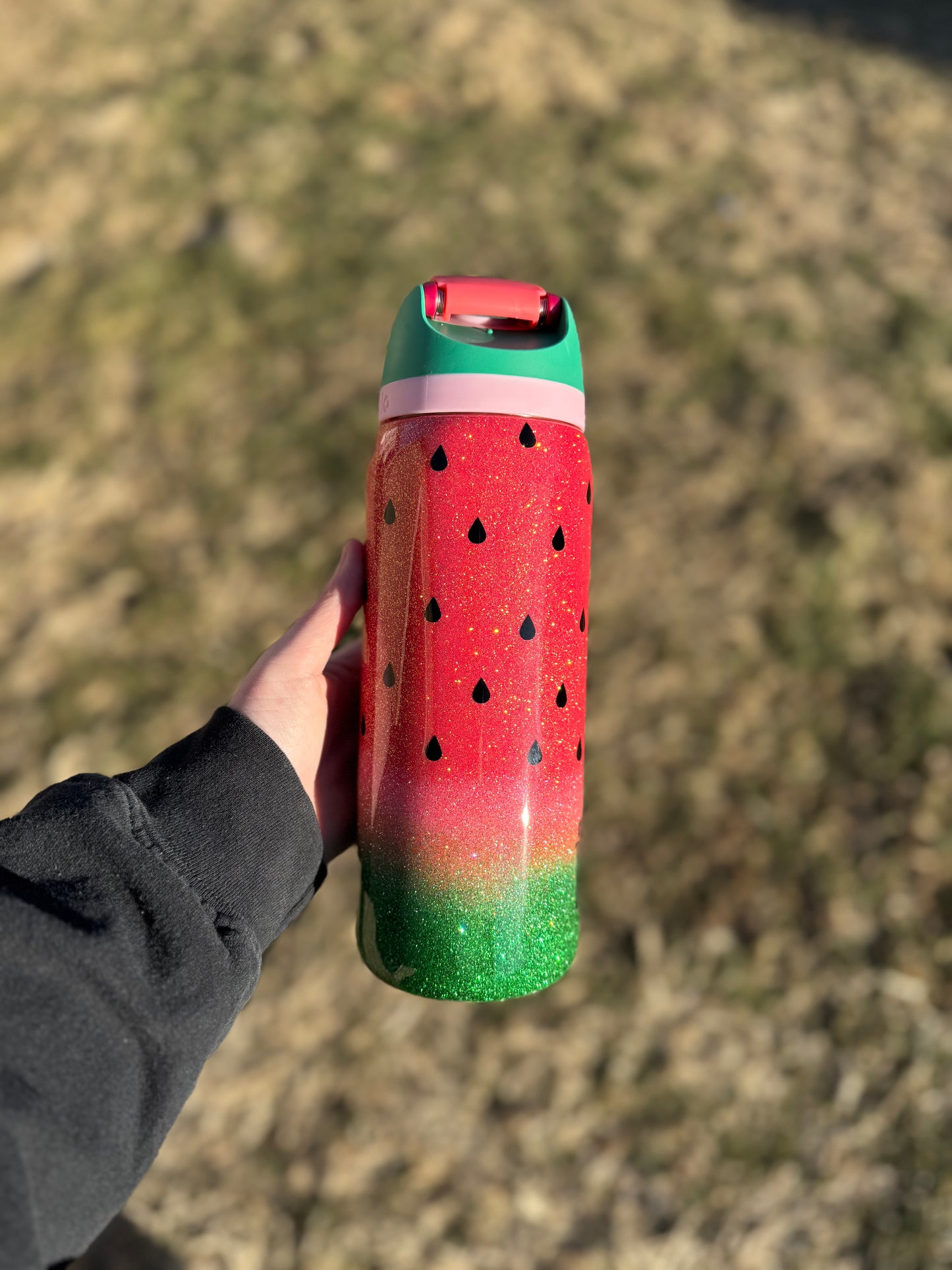Watermelon Glitter Owala *MADE TO ORDER*