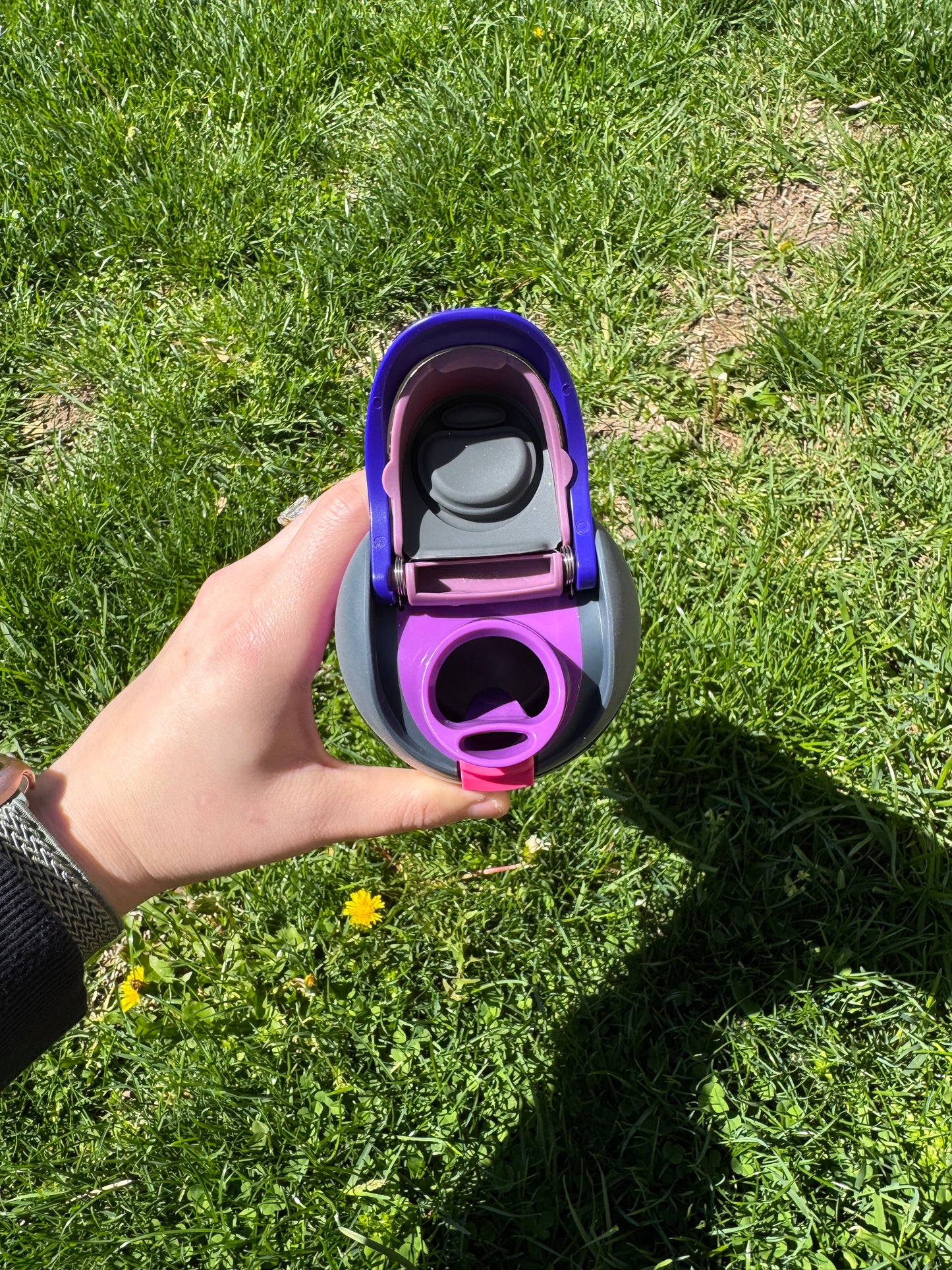 Custom Cowprint and Purple Colorshift Ombre Owala *MADE TO ORDER*