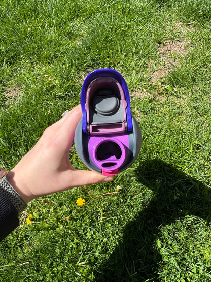 Custom Cowprint and Purple Colorshift Ombre Owala *MADE TO ORDER*