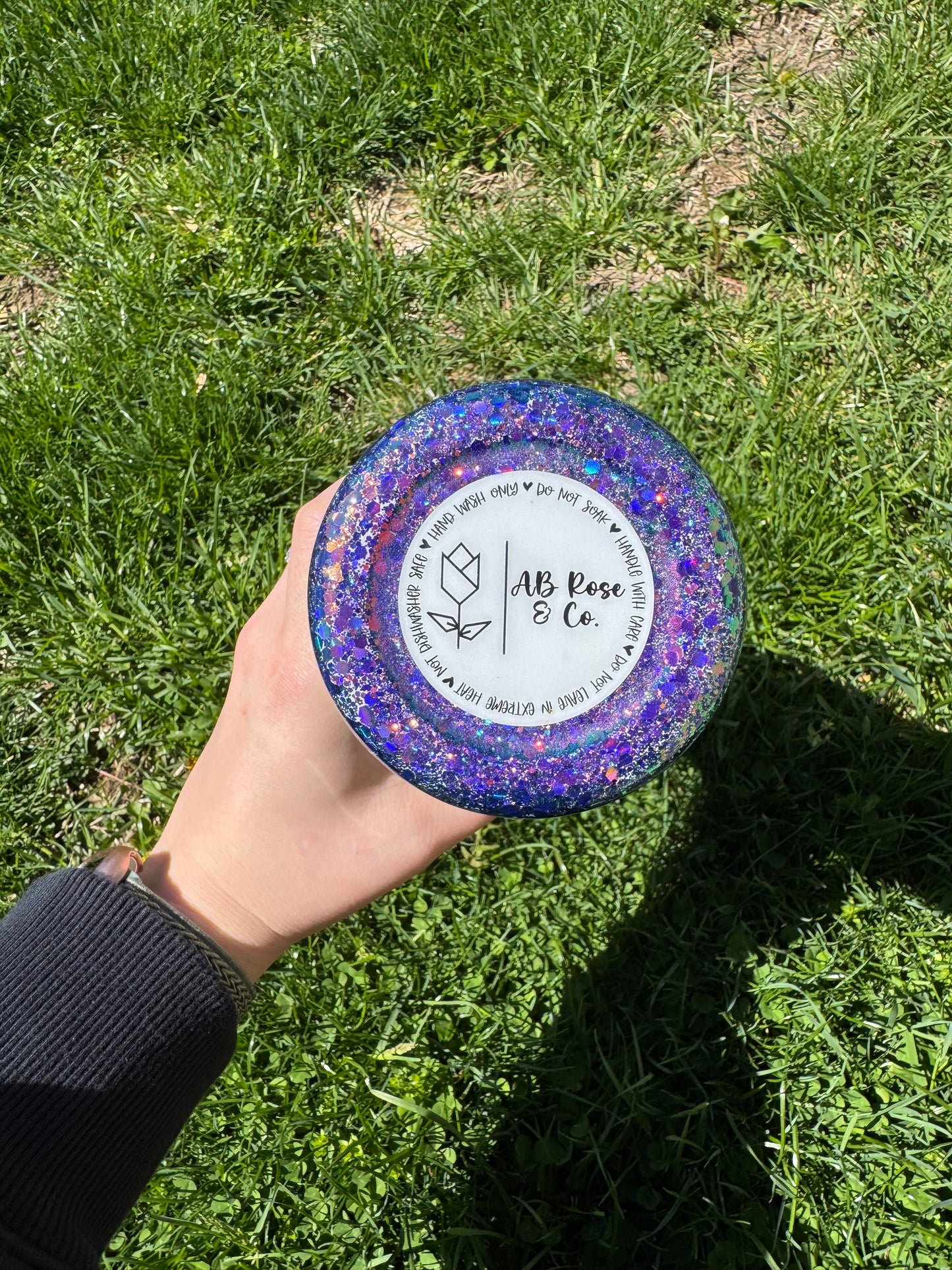 Custom Cowprint and Purple Colorshift Ombre Owala *MADE TO ORDER*