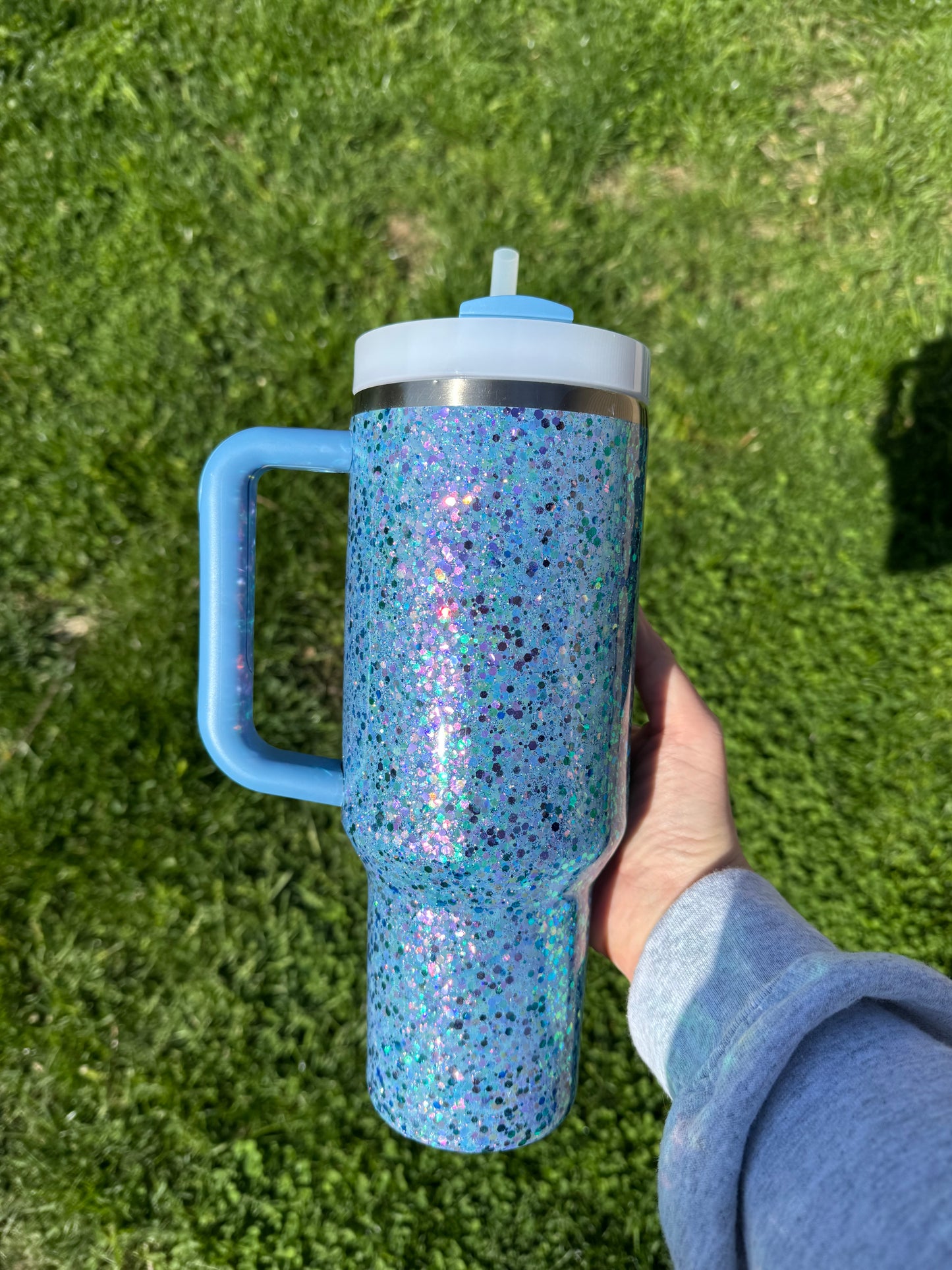 Custom Chunky Blue/Purple Colorshift Stanley *MADE TO ORDER*