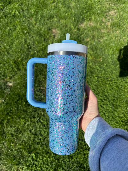 Custom Chunky Blue/Purple Colorshift Stanley *MADE TO ORDER*