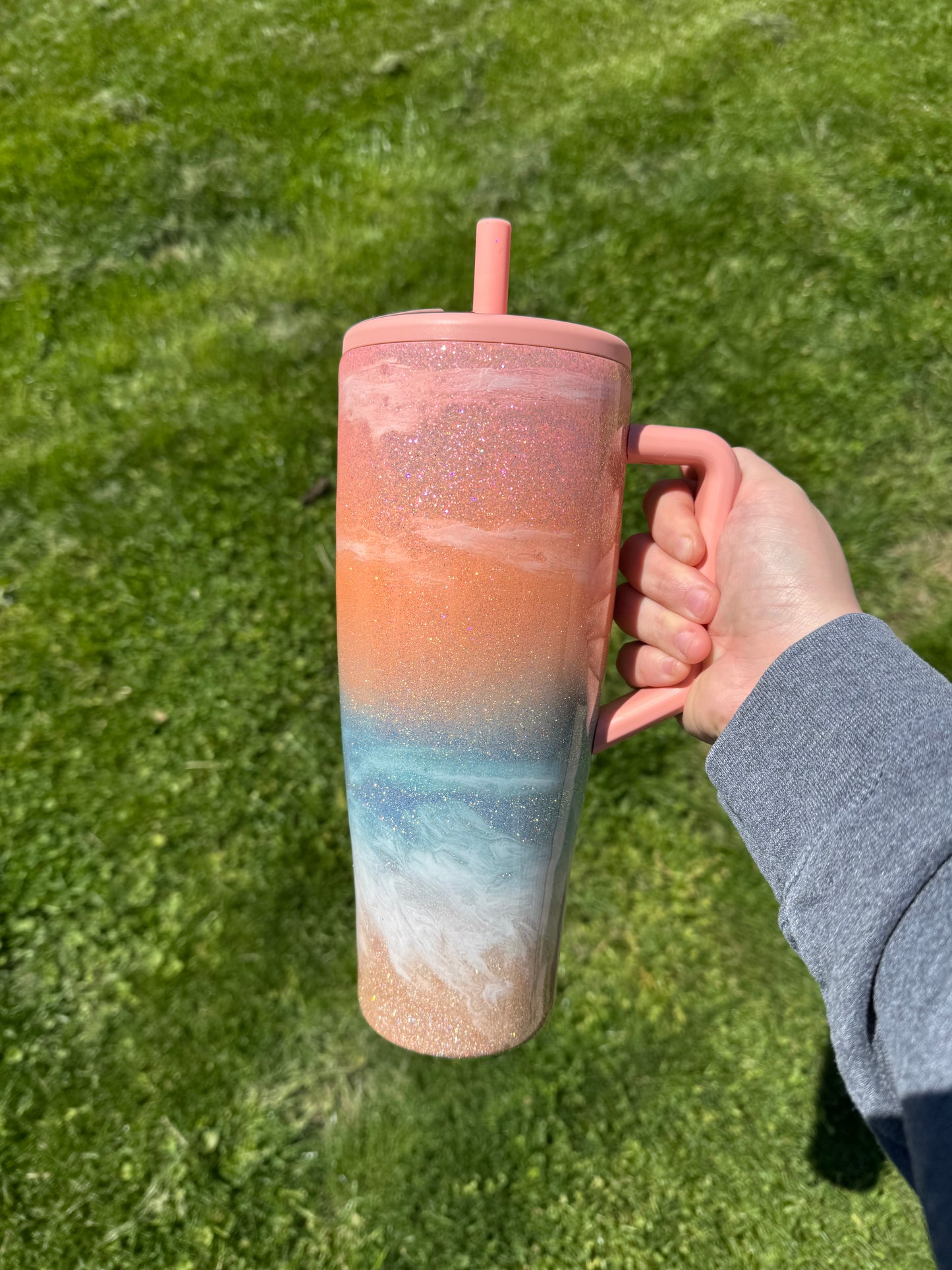 Custom Peach Beach Brumate *MADE TO ORDER*
