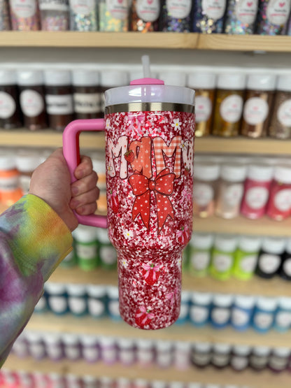 40oz Strawberry Mama Stanley (Ready to Ship)