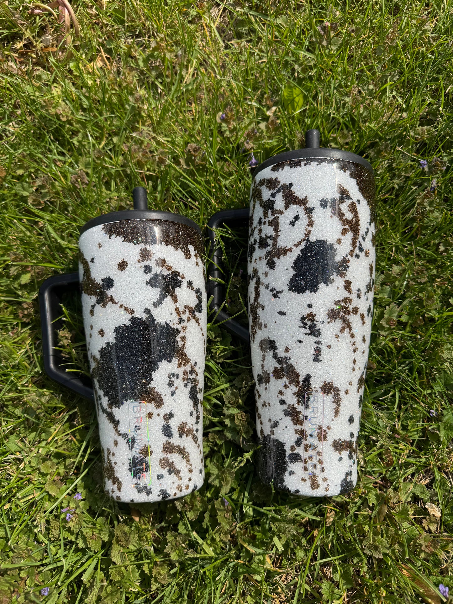Black and Brown Cowprint Brumate *MADE TO ORDER*