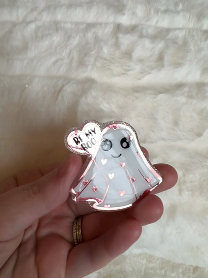 Be My Boo Ghostie Interchangeable Badge Reel