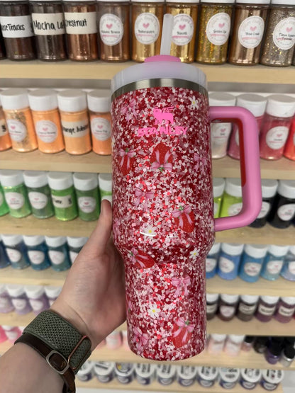 40oz Strawberry Mama Stanley (Ready to Ship)