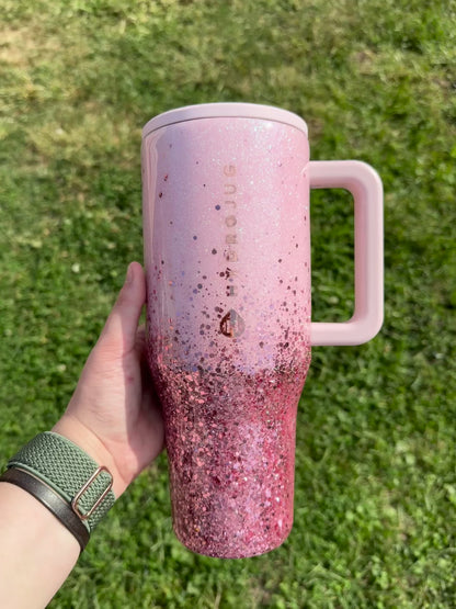 Light Pink and Burgundy Ombré HydroJug *MADE TO ORDER*