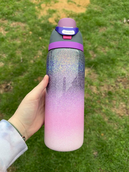 Pink to Purple Ombré Glitter Owala *Made to Order*