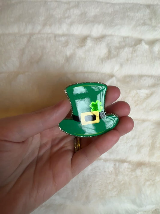 St. Patrick’s Day Hat Interchangeable Badge Reel