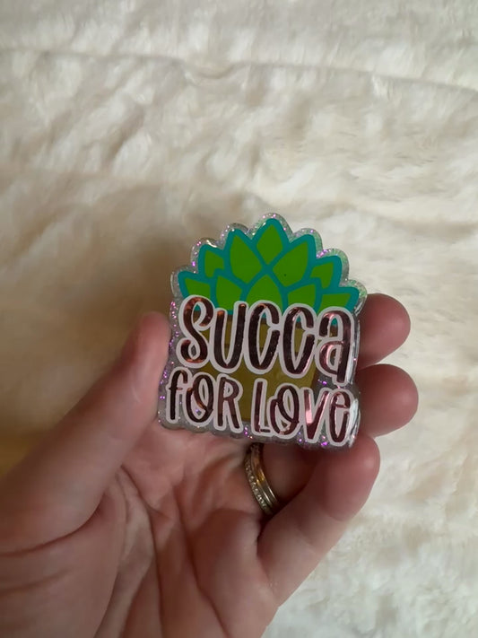 Succa For Love Interchangeable Badge Reel