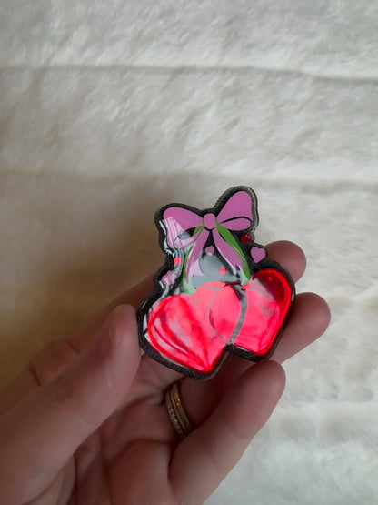 Heart Cherries Interchangeable Badge Reel
