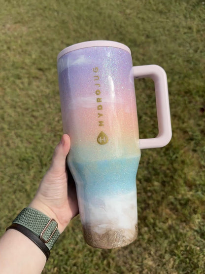 Pastel Sunset/Sunrise Beach HydroJug *MADE TO ORDER*