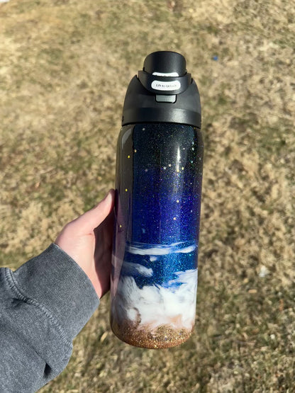 Dark Beach with Stars Owala (MADE TO ORDER)